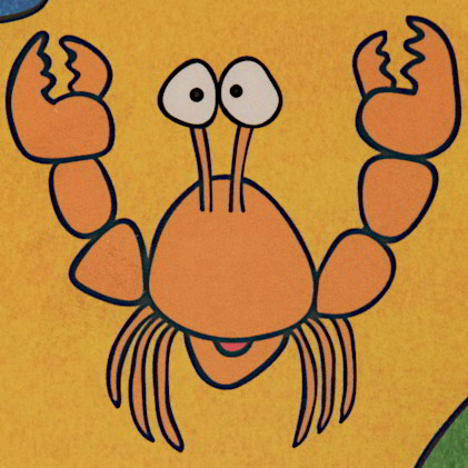 crab cartoon