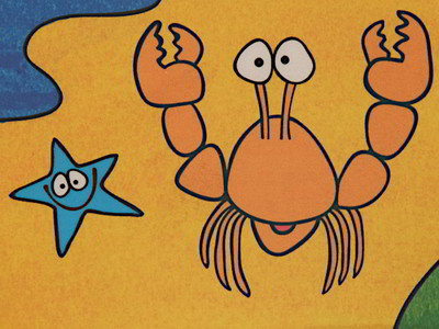 cartoon crab